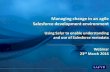 Managing change in an agile Salesforce development environment · Managing change in an agile Salesforce development environment ... Salesforce Modelling Features. ... “The importance