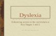 No Slide Title · the most likely pronunciation ... Remember spelling/grammatical rules ... •different accounts of the same condition or • accounts of different types of dyslexia.