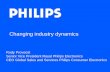 Changing industry dynamics - Philips · Changing industry dynamics ... Pioneer, Toshiba, Goldstar/LG, Grundig, Toshiba, Aiwa, Kenwood, Hitachi ... Retailer’s perception of manufacturer’s