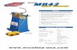 MODEL MB42 - Ercolina Tube Bending Machines & …ercolina-usa.com/wp-content/uploads/2016/01/MB42Me… ·  · 2016-01-29MB42 MEDI BENDER® MODEL Ideal for electricians and plumbers