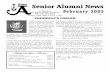 Senior Alumni News - University of Toronto Alumni · Senior Alumni News Page 1 Published by: The Senior Alumni Association 600 copies distributed. ... project for those who would