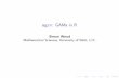 mgcv: GAMs in R - University of Bristolsw15190/mgcv/tampere/mgcv.pdf · mgcv: GAMs in R Simon Wood Mathematical Sciences, University of Bath, U.K. mgcv, gamm4