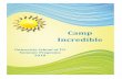 Camp Incredible - 35ht6t2ynx0p1ztf961h81r1 … · Camp Incredible 2018 -Information, ... 1B Just for Fun Join us as we have fun doing things ... 1F Let’s Go Lego Lego campers will