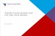 Technip Fourth Quarter and Full Year 2016 Results · Technip Fourth Quarter and Full Year 2016 Results February 24, 2017. Technip 4Q16 and FY16 Results | 2 ... rules, regulation or