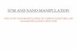 STM AND NANO-MANIPULATION - Wayne State Universityjchoi/STM AND NANO-MANIPULATION.pdf · STM AND NANO-MANIPULATION (FOCUS ON NANOMANIPULATION OF CARBON NANOTUBES AND NANOMANIPULATION