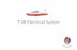T-6B Electrical System Electrical System Created: 24 Aug 2015 Updated: 30 Aug 2015 T6BDriver.com. Objectives •Identify power sources of electrical system •Understand electrical