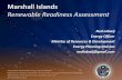 Marshall Islands - International Renewable Energy Agency · electrical energy generated in the Marshall Islands by ... • Rural electrification institutional ... Diesel powered mini-grid