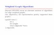Weighted Graph Algorithms - University of Iowahomepage.cs.uiowa.edu/~hzhang/c31/notes/ch06WGraph.pdf · Select the edge of minimum weight between a tree and non-tree vertex ... int