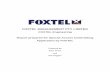 FOXTEL MANAGEMENT PTY LIMITED - Australian … 5 SAU engineering...FOXTEL MANAGEMENT PTY LIMITED FOXTEL Engineering Report prepared for Special Access Undertaking Application by FOXTEL