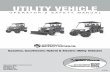 UTILITY VEHICLE - American Sportworksamsportworks.com/pdfs/UTV/Owners Manual/OM_full.pdf · Gasoline, Gas/Electric Hybrid & Electric Utility Vehicles UTILITY VEHICLE OPERATOR’S