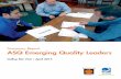Summary Report ASQ Emerging Quality Leaders · Summary Report ASQ Emerging Quality Leaders ... data, and continuing study of behavioral economics, ... Eric Hayler - Lean Six Sigma