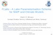 FLake - A Lake Parameterisation Scheme for NWP and … · FLake - A Lake Parameterisation Scheme ... (e.g. Hostetler and Bartlein 1990, Hostetler et al. 1993, ... • Lake parameterisation