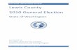ELECTION PROCEDURES REVIEW Lewis County 2010 General Election general... · ELECTION PROCEDURES REVIEW Lewis County . 2010 General Election . State of Washington . Conducted by: The