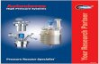 High Pressure Systems - amarequip.com Pressure SystemsHigh Pressure Systems ... 20. High pressure systems for different applications . . . . . . . . ... Continuous flow stirred tank