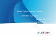 Alstom Cyber Security Program A Holistic Approach/media/files/events/conference proceedings...Alstom Grid Security Architecture • Authentication and Authorization −Centralized