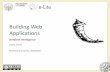 Building Web Applications - Polito · Summary •Programming the web in Python •Flask architecture and installation •First Flask application •Jinja2 Templates •User interaction