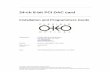 24-ch 8-bit PCI DAC card - OKO Tech · The OKO Tech PCI controller can be used ... have Service Pack 3 and above in order ... The PCI controller uses the Kolter driver configuration