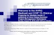 Welcome to the AHRQ Medicaid and CHIP TA Webinar · Welcome to the AHRQ Medicaid and CHIP TA Webinar. ... Project Management Techniques . Monday, ... Director of Portfolio Management,