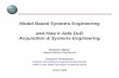 Model Based Systems Engineering ·  · 2017-05-19Model Based Systems Engineering ... abstraction mechanisms inherent in model driven approaches ... The integration of the system
