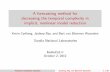A forecasting method for decreasing the temporal ...ktcarlb/presentations/carlberg... · Nonlinear ODE, implicit time ... Parameterized, nonlinear ODE for simplicity, consider rst-order