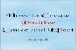 How to Create Positive Cause and Effect - Harnessing … Cause and Effect...How to Create Positive Cause and Effect manual. ... There is no greater testament to a person’s character,
