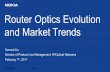 Router Optics Evolution and Market Trends - nanog.org · Router Optics vs. Transport Optics Technology Transport Optics • Long haul and high speed DWDM transmission • CDC-F ROADM