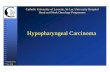 Hypopharyngeal Carcinoma - UCLouvain · Hypopharynx 1 Mar. 2006 Catholic University of Louvain, St-Luc University Hospital Head and Neck Oncology Programme Hypopharyngeal Carcinoma
