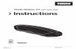Thule Motion XT 6297, 6298, 6299 Instructions - Yahoo · Thule Motion XT 6297, 6298, 6299 Instructions W50.2016 501-8221-01 Roof box Complies with ISO norm