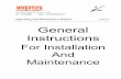 1000 2000 series Instruction manual - Mixertech Ltd Mixers ... · Operating and Maintenance Manual General _____ General Instructions For Installation And Maintenance. Bredgar Road