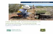 The Role of Communities in Stewardship Contracting · The Role of Communities in Stewardship Contracting FY 2015 Programmatic Monitoring Report to the USDA Forest Service June 2016