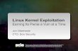 Linux Kernel Exploitation - Hi there! | Jon Oberheide Oberheide – SOURCE Boston 2010 – Linux Kernel Exploitation Slide # 21 Kernel Attack Surface KERNEL SYSTEM CALLS MM SUBSYSTEM