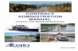 Maintenance Administration Manual - Alberta · CONTRACT ADMINISTRATION MANUAL HIGHWAY AND BRIDGE MAINTENANCE - INTRODUCTION - This manual is a revised version and …
