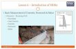 Lesson 6 Introduction of NRM2 - Trent Global · Basic Measurement of Concrete, Formwork & Rebar Elements – Retaining Wall Excavation Lean Concrete Concrete Formwork Rebar