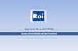 Portale Acquisti RAI Registrazione al Portale Acquisti RAI Il sistema invierà una mail contenente username e password provvisoria (modificabile in fase di primo accesso). La valutazione