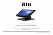 Elo Touch Solutionsmedia.elotouch.com/pdfs/manuals/SW602213.pdfUSER MANUAL Elo Touch Solutions 15” X-Series Rev. ... The Elo Touch Solutions X-Series provides a powerful, ... - Intellitouch