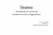 Standards of Learning Guided Practice Suggestions · Standards of Learning Guided Practice Suggestions For use with the TestNavTM 8 Practice Writing Tool