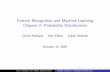 Pattern Recognition and Machine Learning Chapter …lear.inrialpes.fr/~jegou/bishopreadinggroup/chap2.pdfPattern Recognition and Machine Learning Chapter 2: Probability Distributions
