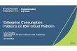 Enterprise Consumption Patterns on IBM Cloud Platform · Enterprise Consumption Patterns on IBM Cloud Platform ... Front office and Channel Management Management ... Evolution to