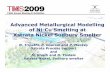 Advanced Metallurgical Modelling of Ni-Cu Smelting at ...members.ozemail.com.au/~ozmetsim/...metallurgical_modelling.pdf · of Ni-Cu Smelting at Xstrata Nickel Sudbury Smelter ...