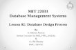 Database Management Systems - sabraz | Just another ... · 1/3/2016 · Database Management Systems Lesson 02: ... Database design process can be divided into 6 major steps: ... Ramakrishnan,