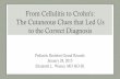 From Cellulitis to Crohn’s: The Cutaneous Clues that Led ... Cellulitis to... · From Cellulitis to Crohn’s: The Cutaneous Clues that Led Us ... Case Presentation- HPI ... Type