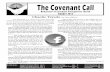 The Covenant Call - Covenant Presbyterian Church - … Covenant Call Newsletter of Covenant Presbyterian Church AUGUST 2012 Chaotic Travels By Dan Milford In this Issue: August’s