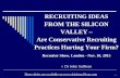 RECRUITING IDEAS FROM THE SILICON ... - Dr John … · VALLEY – Are Conservative Recruiting Practices Hurting Your Firm? ... 2. I am not here to ... firms with great rec. will have