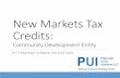 New Markets Tax Credits - APA | Pennsylvania Chapterplanningpa.org/wp-content/uploads/E3.-New-Market-Tax...We have received $138M in NMTC allocation from the Treasury Department. Impact