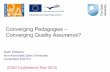 Converging Pedagogies – Converging Quality Assurance? · • Participation in group activities ... • Time Scales for change ... pressure to expand HE provision but uncertainties