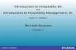 [PPT]The Hotel Business - Valenciafd.valenciacollege.edu/file/doflannerywalzak/Walker... · Web viewIntroduction to Hospitality, 6e and Introduction to Hospitality Management, 4e