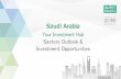 Your Investment Hub Sectors Outlook & Investment … Medina Dammam Jeddah Riyadh 12 regional airports 10 domestic airports 5 international airports 27 airports Passengers Freight (tons)