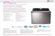 LAUNDRY WT7700H A - The Home Depot · YOUR BIGGEST LOADS, OUR FASTEST WASHER Let’s face it—washing king-sized loads can be a royal pain. But with LG’s mega capacity washer,
