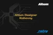 Altium Designer Knihovny - Domovske stranky uzivateluhome.zcu.cz/~cengery5/Altium/PDF/040_Altium_LIB.pdf · Altium Designer Děkuji za vaši pozornost. ... Schematic Editor PCB Editor