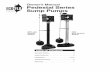 Owner’s Manual Pedestal Series Sump Pumps · A sump pump is an electrical device designed to operate in inherently wet environments. ALWAYS USE EXTREME CAUTION when installing or
